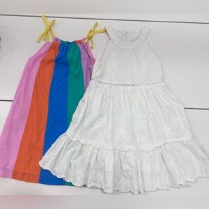 Bundle of Hanna Andersson and Vineyard Vines girls dresses - size 5 EUC